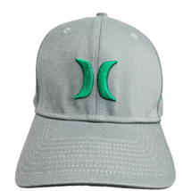 Hurley Truckers Baseball Fitted M L Cap Hat New Era 39Thirty Green Embroidered - £27.93 GBP