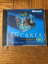 Microsoft Encarta 1999 PC Cd - $29.58
