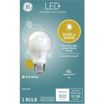 GE 93101946 LED+ Dusk-to-Dawn Light Bulb, 800 Lumens, 8-Watts - Quantity 1 - $14.03