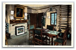 French Room Interior Fort TIconderoga New York NY UNP WB Postcard M19 - £2.77 GBP
