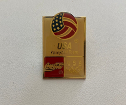 USA Volleyball Team Coca Cola Olympics Pin - £11.86 GBP