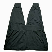 AnyBody Womens Regular Cozy Knit Ribbed Jogger Pants Size Small Black St... - $29.10