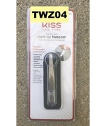 KISS TRAVEL SIZE TWEEZER SLANT TIP PERFECT FOR TRAVEL 3&quot; LONG TWZ04 - $3.99