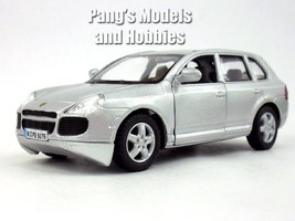 2002 Porsche Cayenne 1/38 Scale Diecast Metal Model by Kinsmart - SILVER - £13.42 GBP