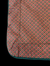 Vintage Croscill Pillow Shams Covers Set Lot 2 Lumbar Red Green Gold Blo... - $46.53