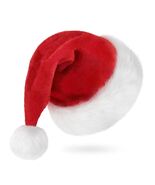 Lainlight Santa Hat Adult Plush Brim Comfort Liner Red - $225.33 MXN
