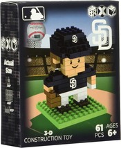 BRXLZ MLB San Diego Padres Mini Baseball Player 3-D Construction Toy by ... - £15.72 GBP