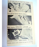 1953 Jergens Lotion Ad Can Still Be Hands That He Adores - $10.96 CAD