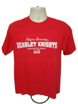 Rutgers University Scarlet Knights Athletic Dept 1766 Adult Medium Red TShirt - £11.87 GBP