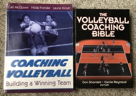 2 Volleyball Coaching books: The Volleyball Coaching Bible &amp; Coaching Volleyball - £5.29 GBP