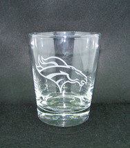 Denver Broncos NFL Etched Logo Whisky Glass - £19.73 GBP