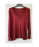 J Crew Mercantile Cotton V-Neck Long Sleeve Sweater Size Medium - $20.00