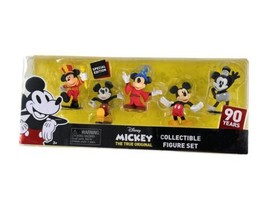 Disney Mickey Mouse The True Original 90 Years Of Magic Collectible 5 Figure Set - £15.73 GBP