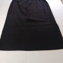 August Max Woman A-Line Midi Skirt Womens Plus 18W Black Side Zip & Slit Pull-On image 11