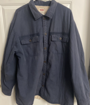 Levi’s Field Jacket  Mens XL Fatigue Utility  Shacket Sherpa Fleece Lined - $31.83