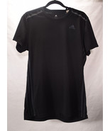 Adidas Mens Climacool Perforated SS Shirt L Black SS Top - £15.55 GBP