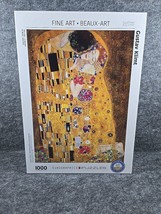 Eurographics Jigsaw Puzzle The Kiss by Gustav Klimt 1000 Pieces Complete - $14.95