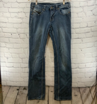 Cowgirl Tuff Co Blue Jeans Dark Wash Mens Sz 31 x 37 FLAW - $59.39