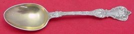 King Edward by Whiting Sterling Silver Demitasse Spoon Gold Washed 4&quot; - $38.61