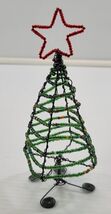 VV) African Beaded Wire Christmas Tree Craft Holiday Decoration - $20.90 CAD