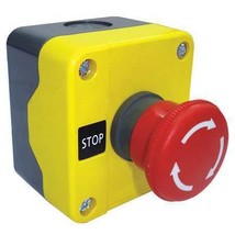 Dayton 32W275 Push Button Cntrol Station,1Nc,Stop,22Mm - £54.26 GBP