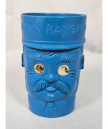 Vintage Captain Kangaroo 3.5 Inch Blue Plastic Cup - $10.82 CAD