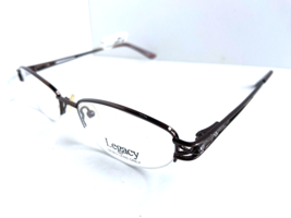 New Legacy MR 1004 51-17-135 Semi-Rimless Brown Oval Women&#39;s Eyeglasses ... - $12.99