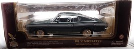 1969 Green Plymouth Barracuda Diecast 1:18 Road Legends New - $46.40