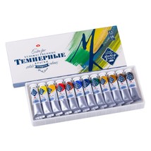 Master Class Tempera Set 12 Tubes in 18 ml by Nevskaya Palitra St.Peters... - $65.90