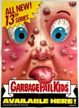 Topps 1988 Gpk Garbage Pail Kids OS13 Series 13 Poster Vintage Warty Morty - £47.43 GBP