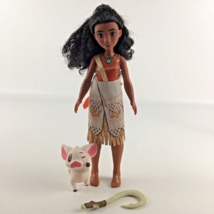Disney Princess Moana Singing Fashion 11” Doll Pua Pig Hook Toy Lot 2022 Mattel - £23.49 GBP