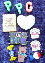 LARGE Lot Assorted Refrigerator Magnets Ziggy Big Dog Candy Letters Wood Plaque - £12.45 GBP