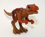 Tyrannosaurus Rex Brown Jurassic World dinosaur Custom Minifigure - $6.30