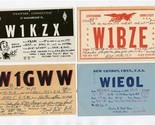 12 Different QSL Cards from Connecticut in the 1950&#39;s - $47.52