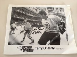 Terry O’Reilly Boston Bruins Autographed Photo World of Wheels Car Show ... - $14.57