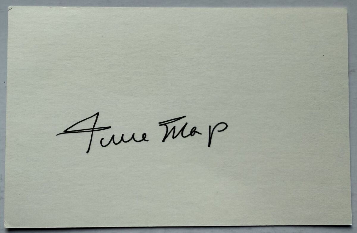 Willie Mays (d. 2024) Autographed Vintage Government Postcard GPC - $75.00