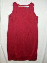 Vintage Positive Attitude Maxi Dress Red Sparkly Size 20 - £15.72 GBP