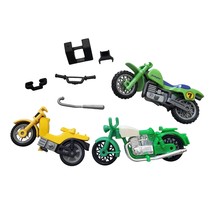 Vintage Playmobil Various Motorcycle Parts Pieces Accessories Miscellane... - $15.67