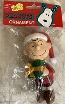 Peanuts Charlie Christmas Santa  Ornament Kurt S. Adler Sealed - $8.40