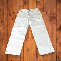 NWT Clench Jeans 34x32 Men&#39;s Essential Element White Denim Embroidered P... - £21.18 GBP