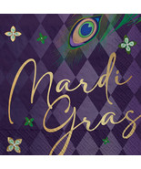 Mardi Gras Masquerade 16 Ct Luncheon Napkins, Paper - $5.22