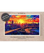 Samsung FRAME TV Art - Atlanta Skyline in Color, 4K (16x9) | DIGITAL Dow... - £2.75 GBP
