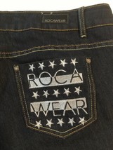 ROCAWEAR Size 18 (38 x 34.5) Women’s Skinny Dark Wash Denim Jeans - $36.83