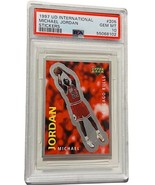 Michael Jordan PSA 10 GEM MINT 1997 Upper Deck International Stickers PO... - £2,706.37 GBP