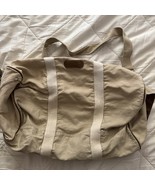 Vtg Time Magazine Promotional Lightweight Crossbody Duffle Bag Canvas Ta... - $25.08 CAD