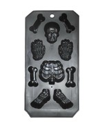 Human Body SKELETON PART BONES ICE TRAY MOLD Gothic Crafts Candy Shots H... - $8.52