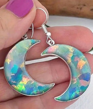 Tie dye moon galaxy earrings - $13.86