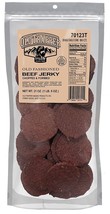 Old Trapper BEEF JERKY ROUNDS 80 count bulk Refill- 1.3 Pounds (Case Of 8) - $183.14