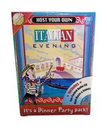Dinner Party Game Italian Evening Host Your Own Italy Novelty CD Music - $320.05 MXN