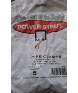 POWER-STRUT PS13002EG; PIPE CLAMPS FOR 2&quot; EMT,IMT,GRC; BAG OF 5 - £14.02 GBP